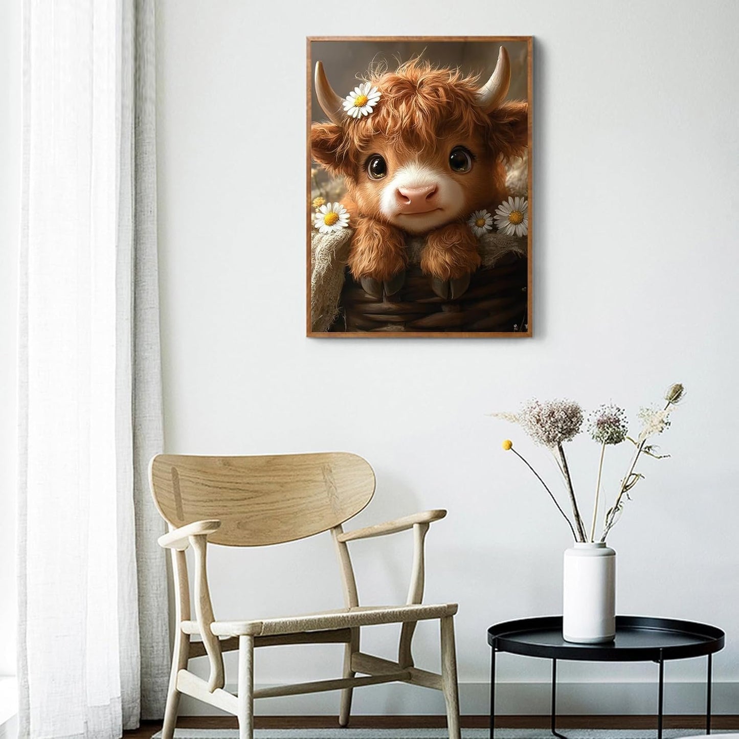 DIY Digital Oil Paint by Numbers - Calf Art Home Decor